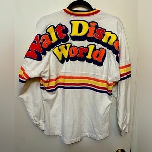 Walt Disney World WDW Spirit Jersey Womens XS Spirit Jersey Retro Striped